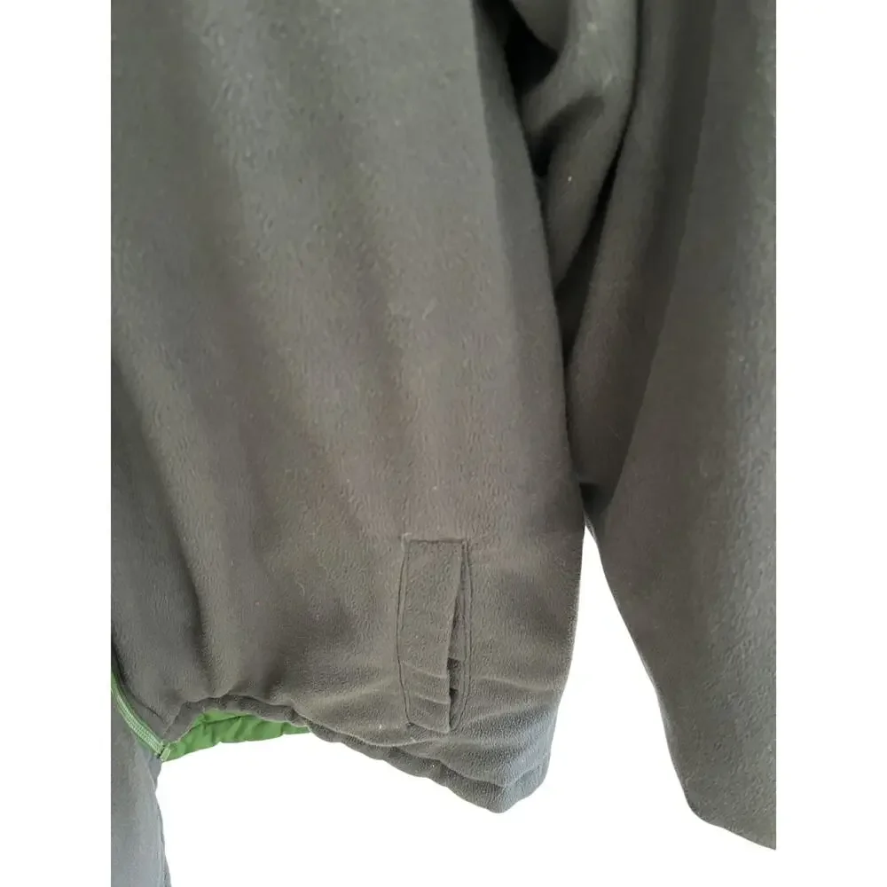 The North Face Mens Puffer Jacket L Reversible Quilted Hood Outoors Workwear